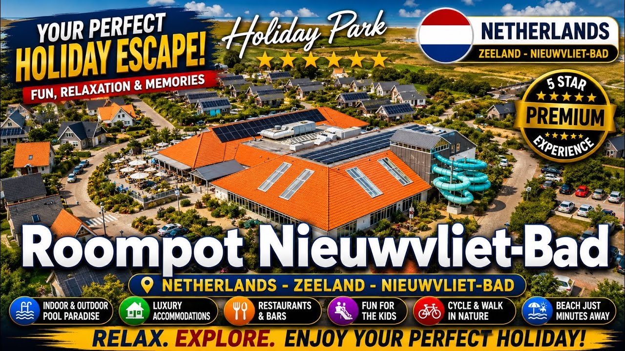 Roompot Beach Resort Nieuwvliet-Bad 🌊 Family Holiday Park in Zeeland, Netherlands 2025