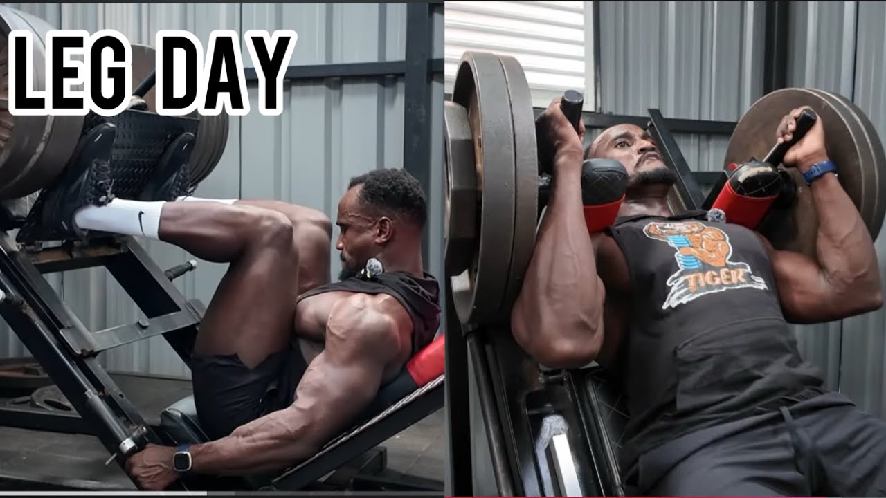 BRUTAL LEG DAY AT THE HOOD GYM