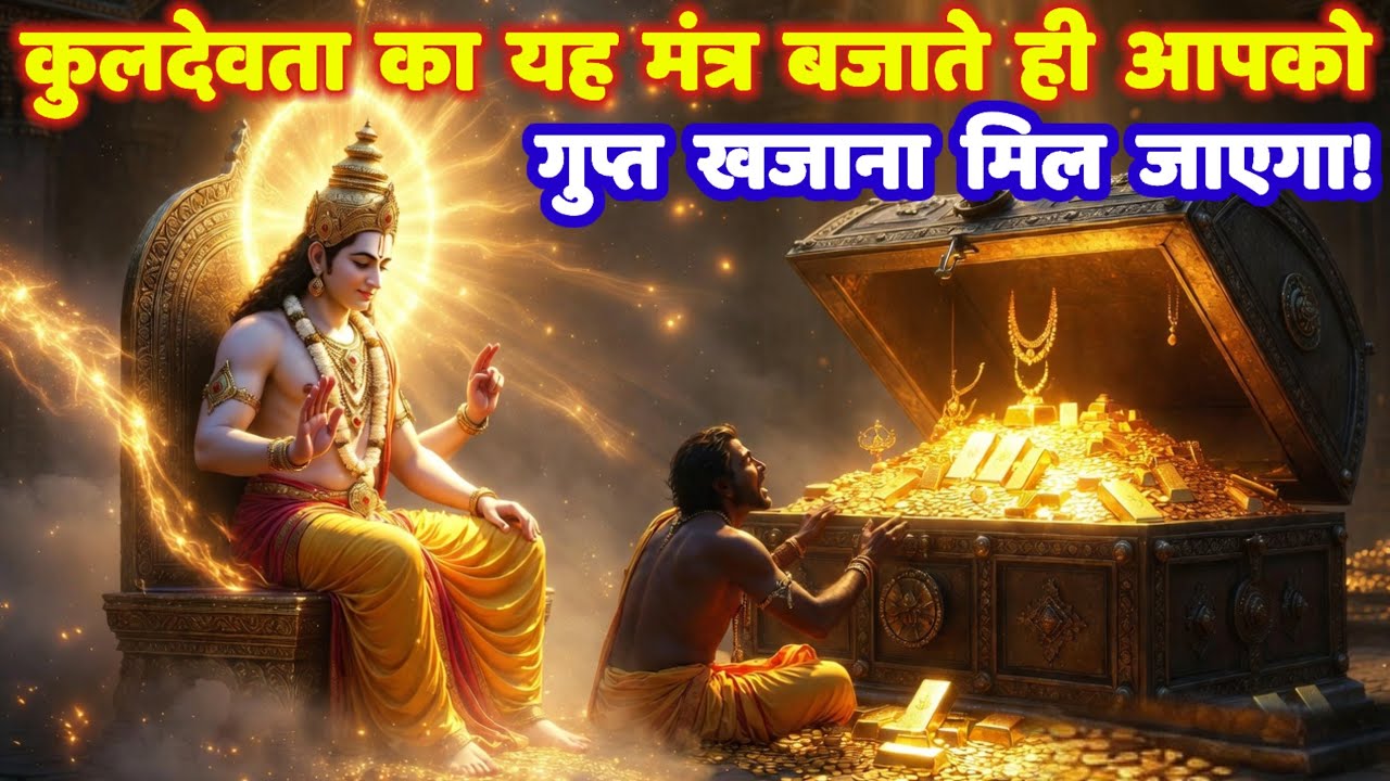 🤫 गुप्त खजाना मिल जाएगा! 💰 कुलदेवता का यह मंत्र बजाते ही नोटों की बारिश 💸 Kuldevta Mantra