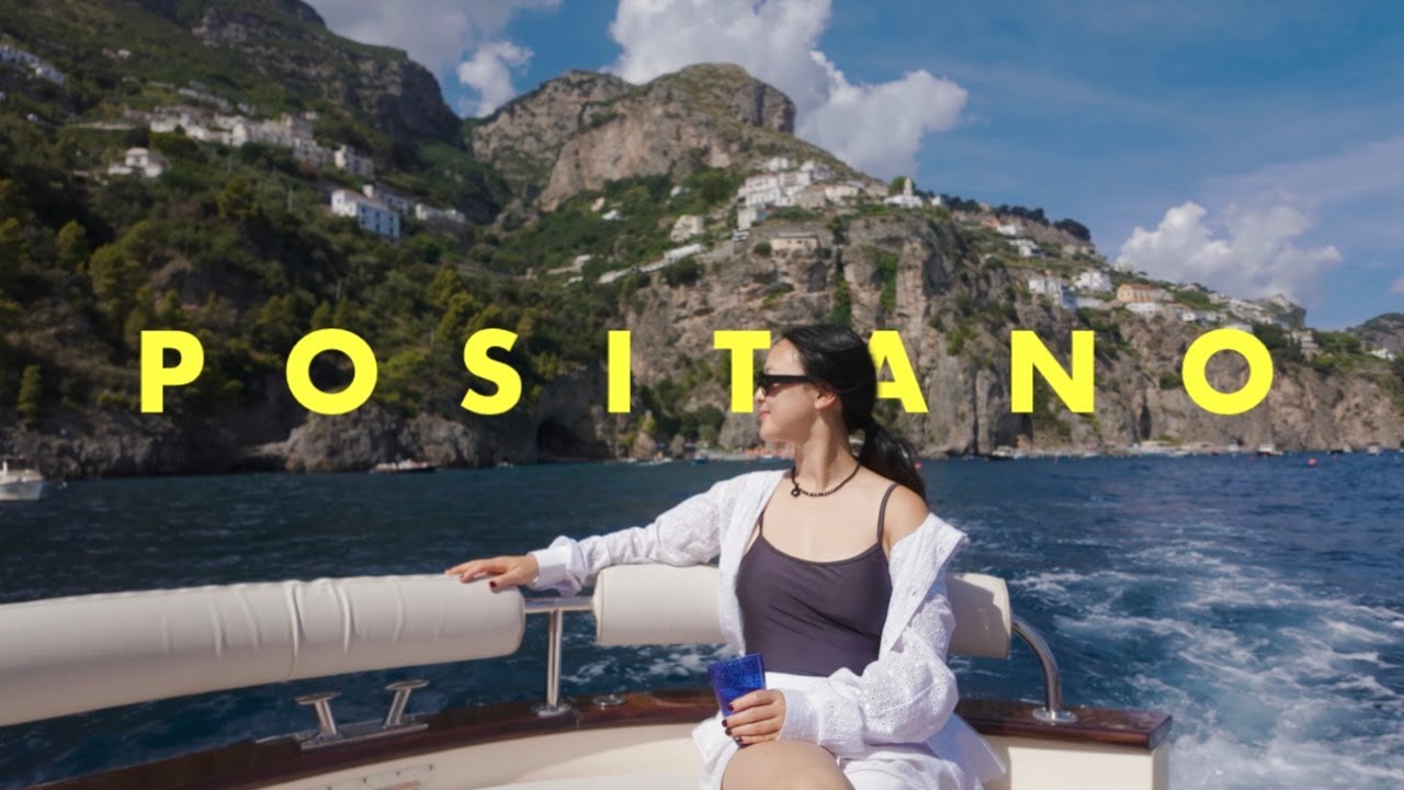 4 days in POSITANO, ITALY 🇮🇹 - lemon farm, Amalfi Coast boat tour, beach club day, and a hidden cove