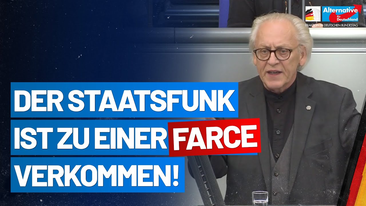 Der Staatsfunk ist zu einer Farce verkommen! - Martin Renner - AfD-Fraktion im Bundestag