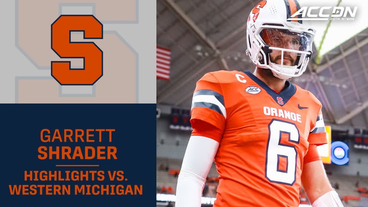 Syracuse's Garrett Shrader Totals 317 Yards In First Half