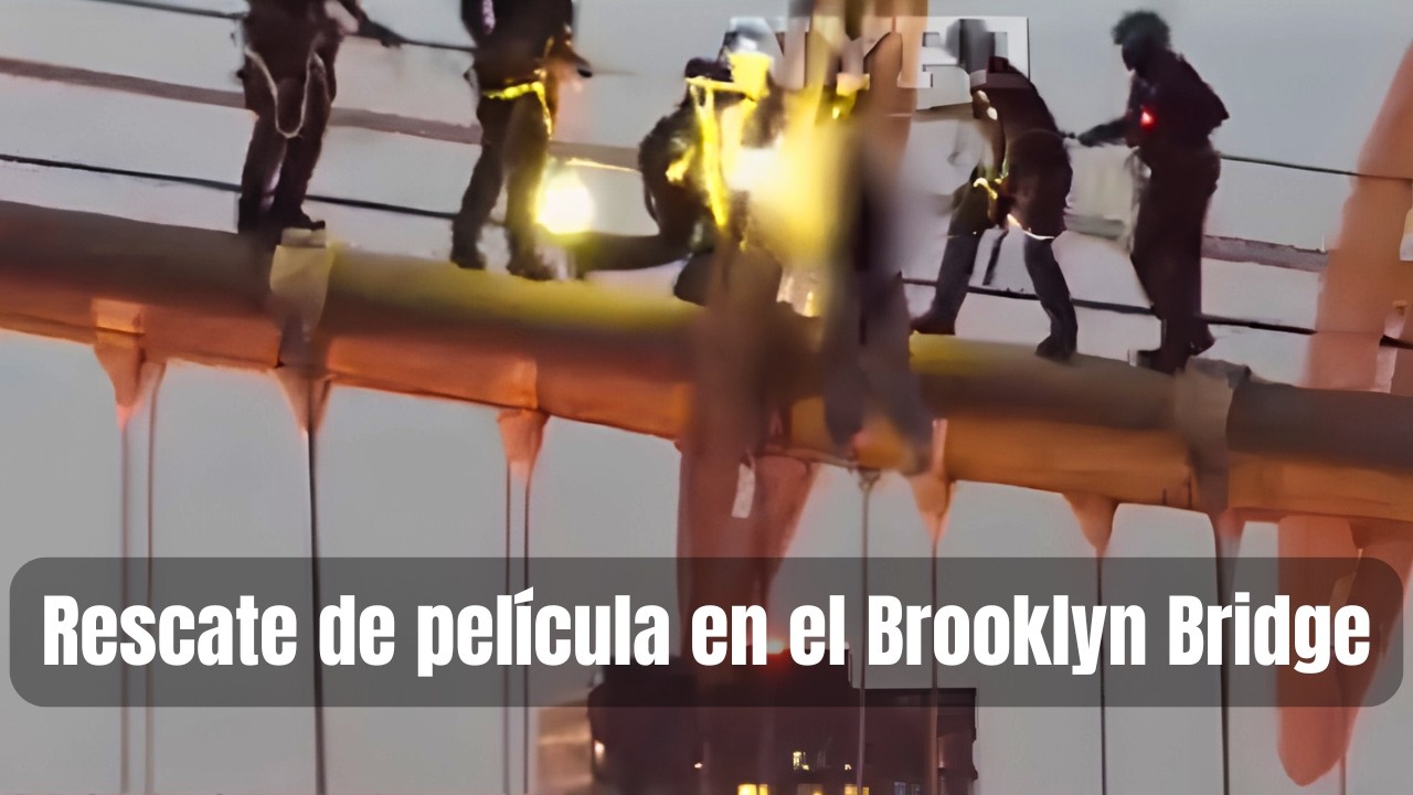 Noticiero Digital: NYPD hace rescate de pel&iacute;cula en el Brookyn Bridge