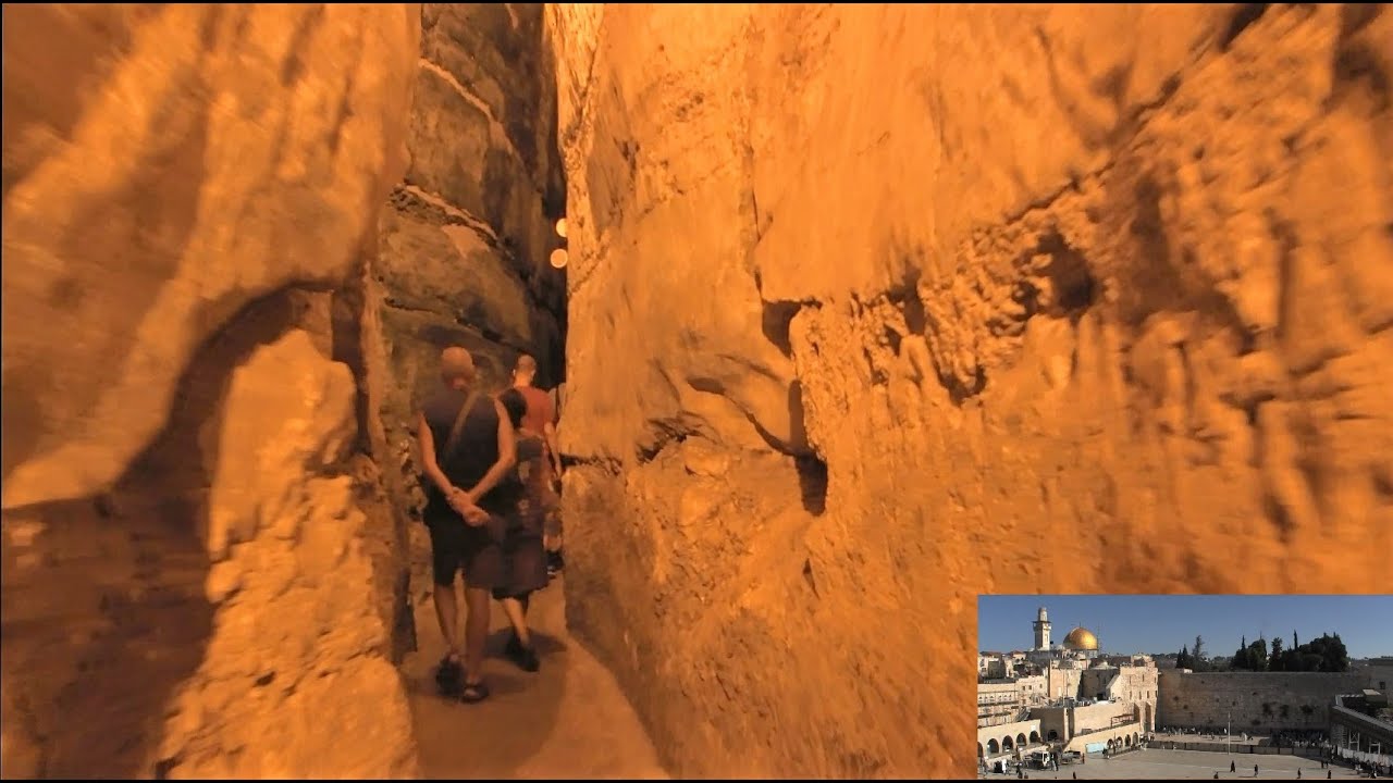 The Western Wall Tunnels: Wilson Arch, Warren Gate, Struthion Pool