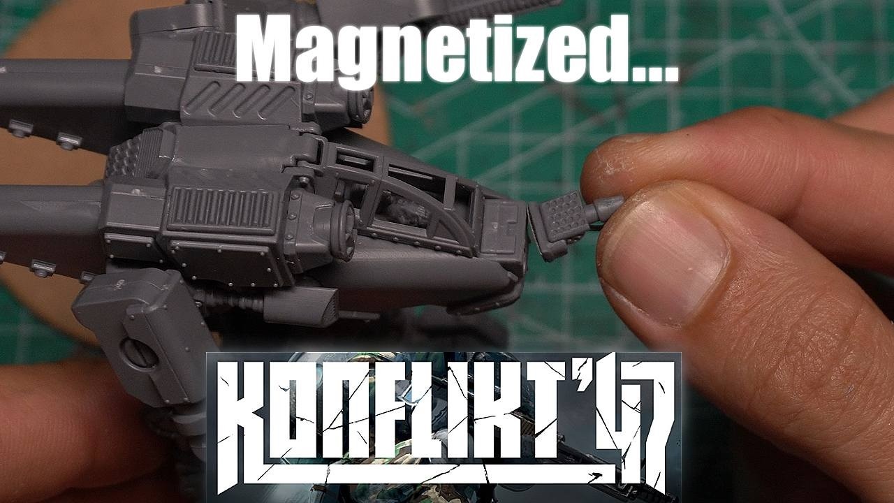 Magnetizing The New M2A5 Linebacker Jump Walker For Konflikt '47 2nd Edition #warlordgames