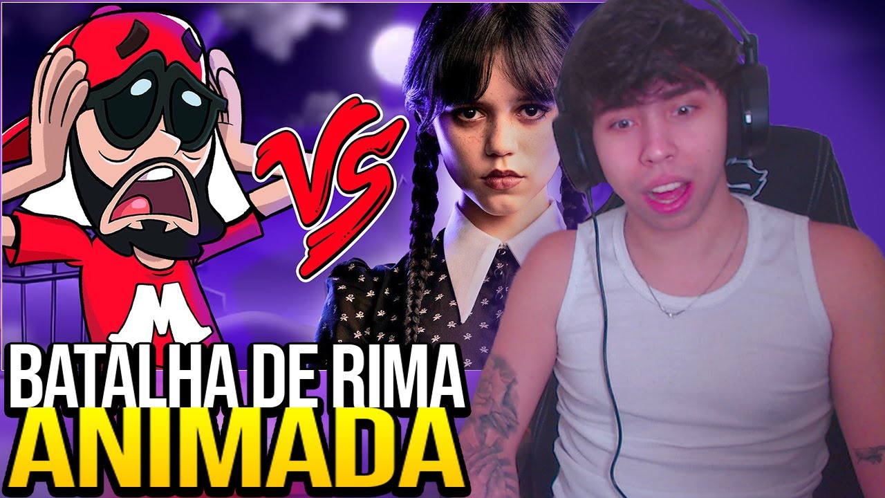 Wandinha Vs. Mussa - Batalha de Rima (Desenho Animado) REACT