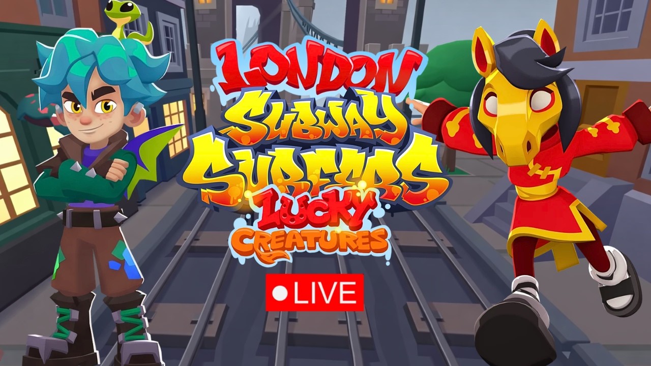 Subway Surfers London Lucky Creature LIVE 🔴| Endless Run Gameplay