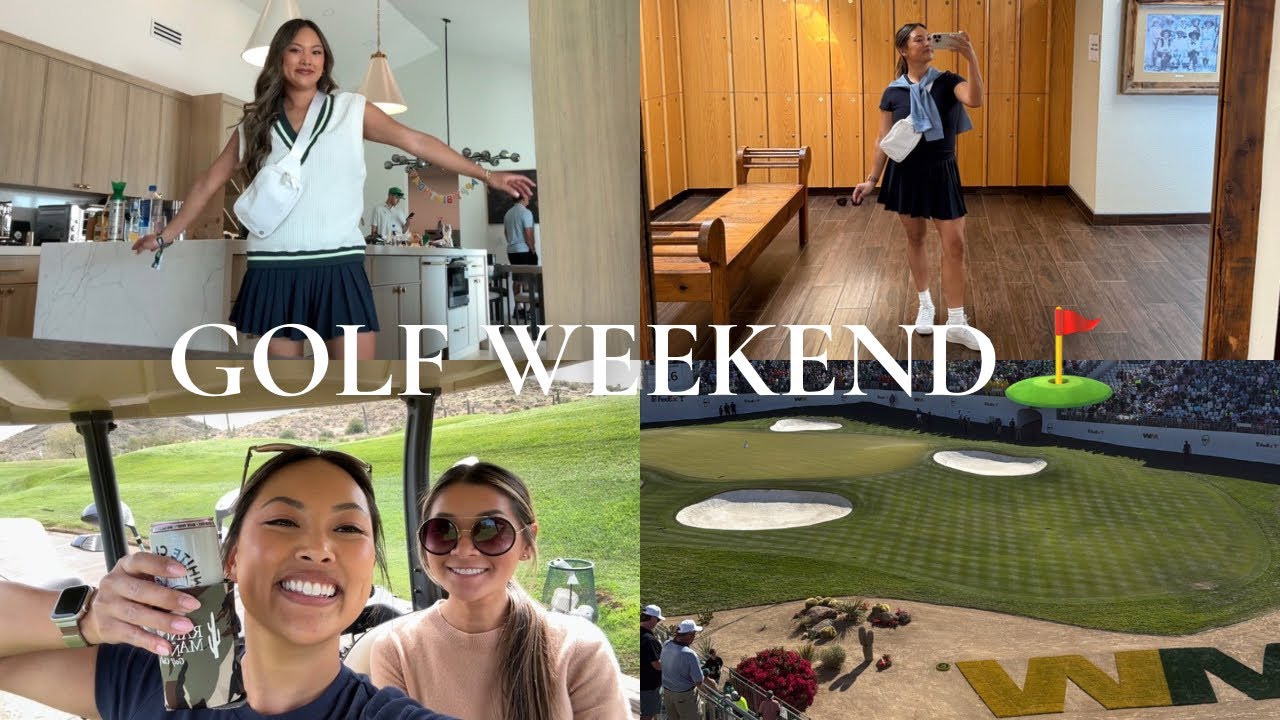 Waste Management PHX Open, dad’s 60th birthday, golf outfits, family time, & more! | VLOG