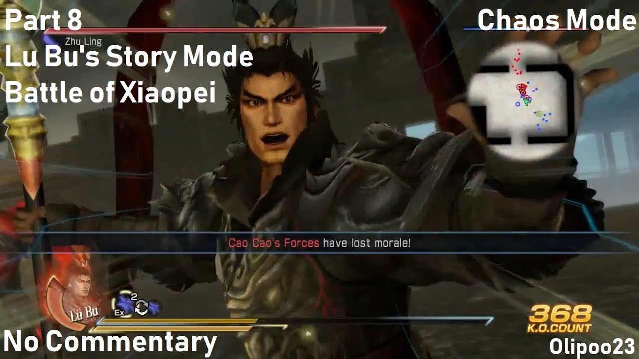 Dynasty Warriors 8 Xtreme Legends Lu Bu's story mode #8 No Commentary