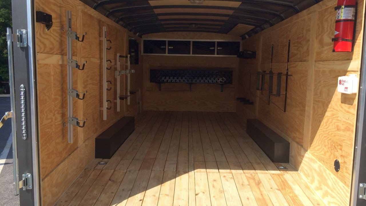 Sure Trac 8.5x20 Ultimate Landscaping Enclosed Cargo Trailer Brickman Landscape Pro STRLP