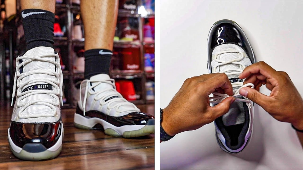 How To Lace Air Jordan 11 Retro High (8 EASY WAYS Tutorial)