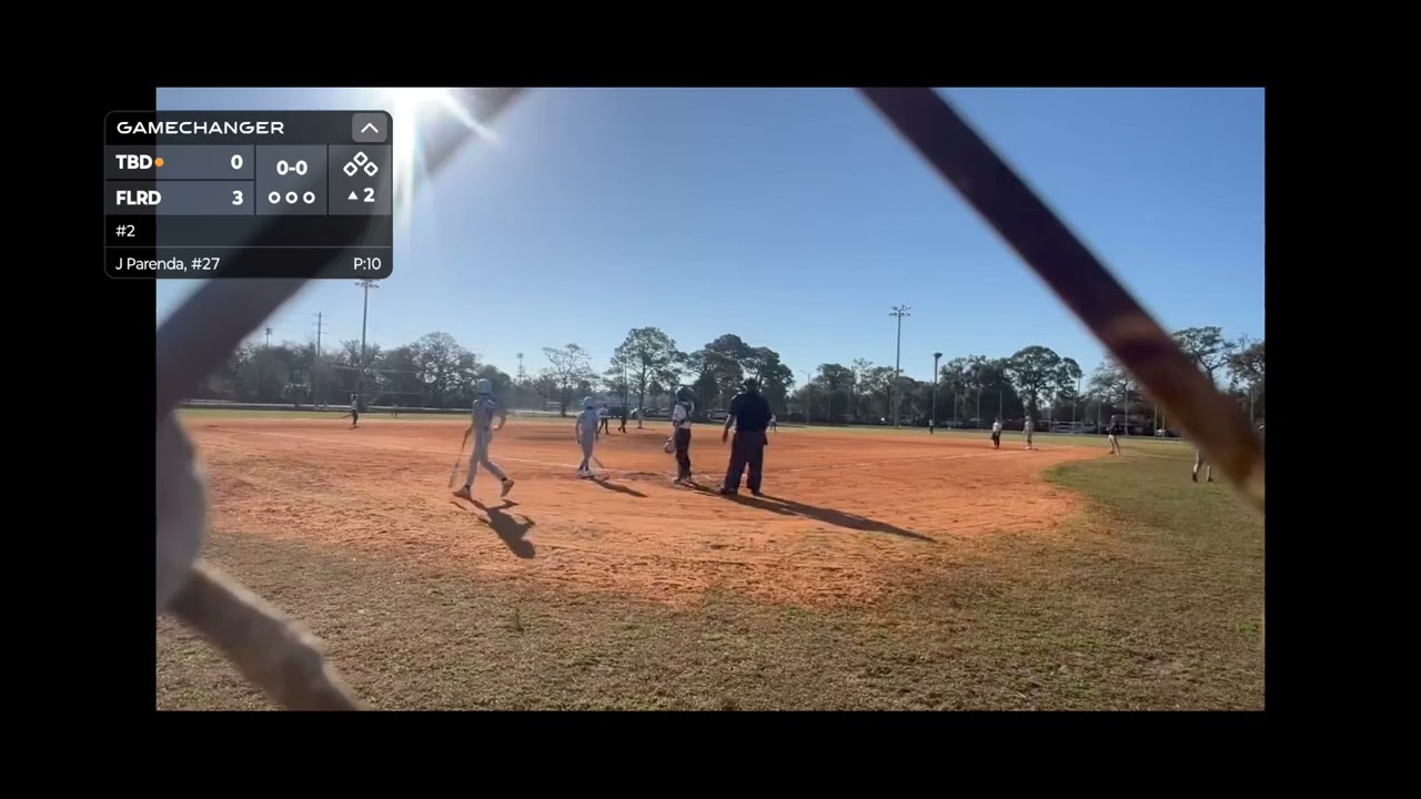 Jaylen Parenda pitching Hardballers vs Tampa phenoms 2/21/2026