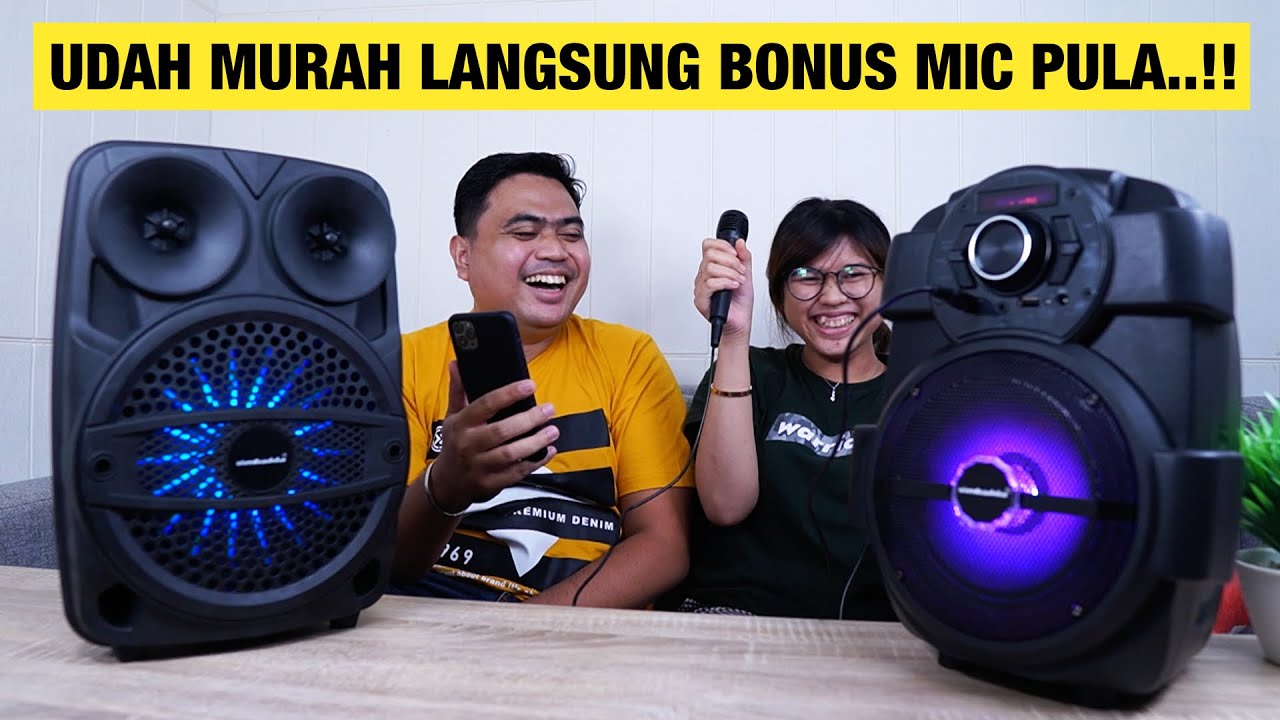 Speaker Karaoke Murah untuk di Rumah! Review Simbadda CST 838n..!