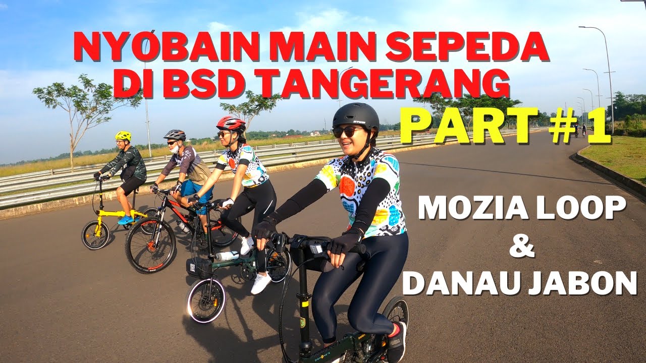 Nyobain Rute Sepeda di BSD Tangerang - Mozia Loop dan Danau Jabon - Part 1