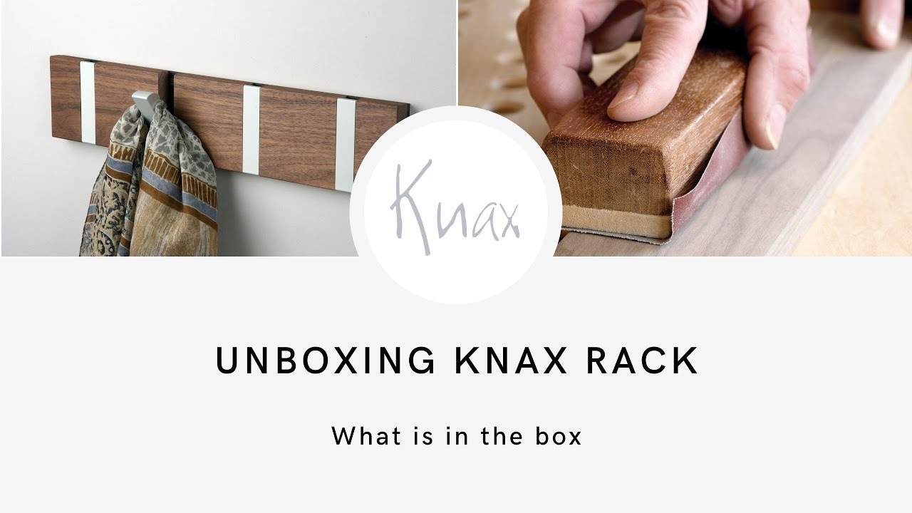 Unboxing KNAX Coat Hooks Wall mounted. Handcrafted in Denmark. Solid wood. No compromise.