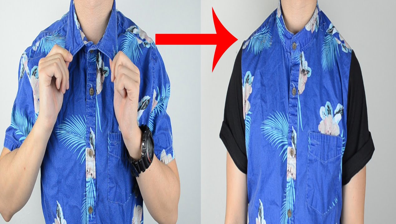 DIY: Collarless Button-up Tutorial