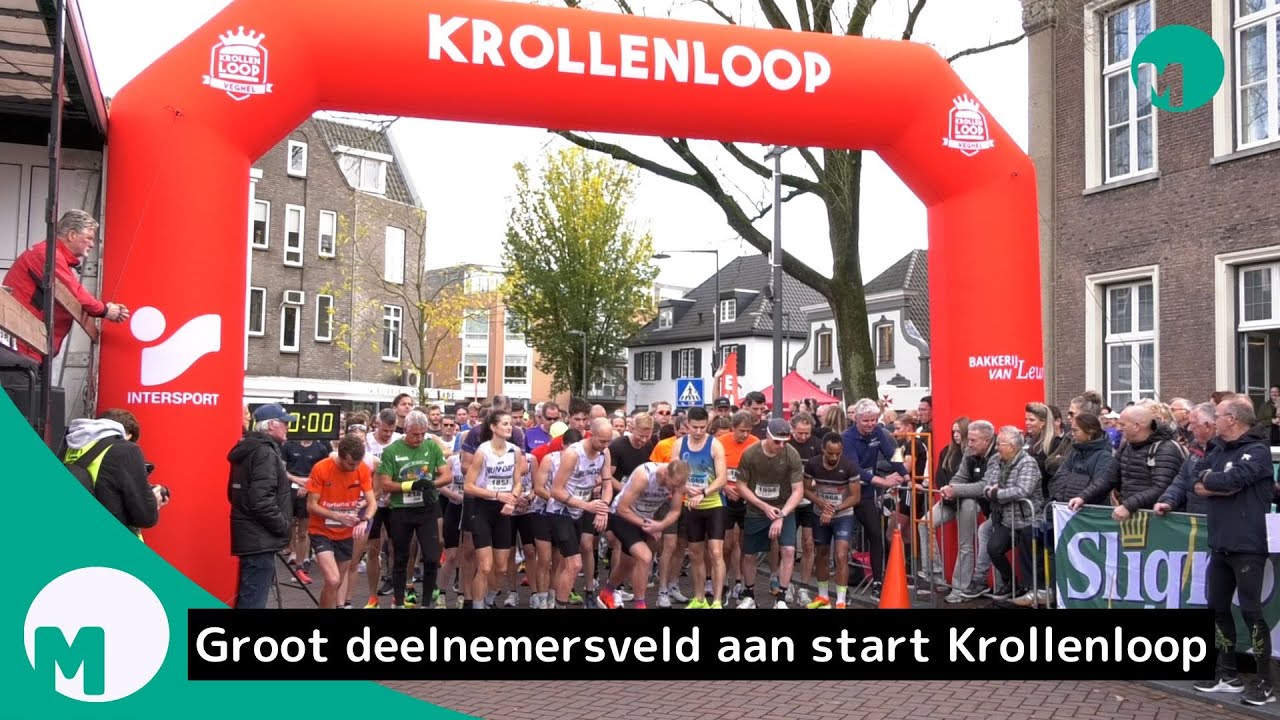 Groot deelnemersveld aan start Krollenloop I Omroep Meierij