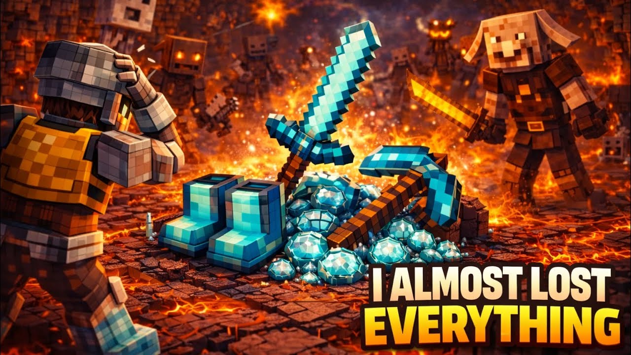 The Nether Almost Took Everything From Me/ Minecraft Adventures