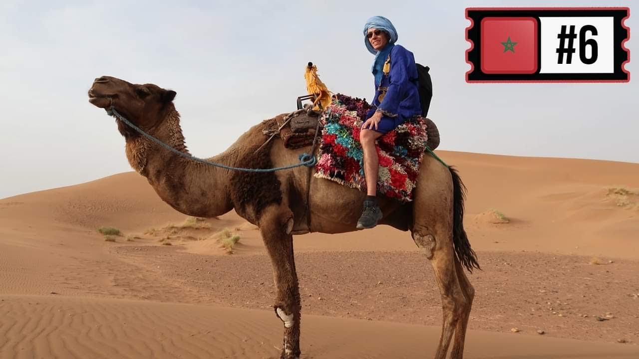 DANS LE DÉSERT A DOS DE DROMADAIRE - Maroc #6