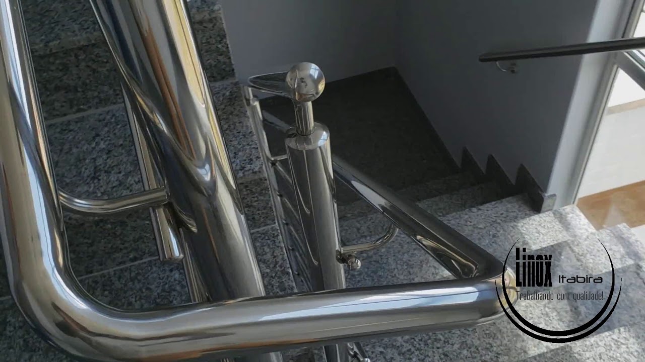 LINOX ITABIRA - GUARDA CORPO - CORRIM&Atilde;O - A&Ccedil;O INOX ITABIRA