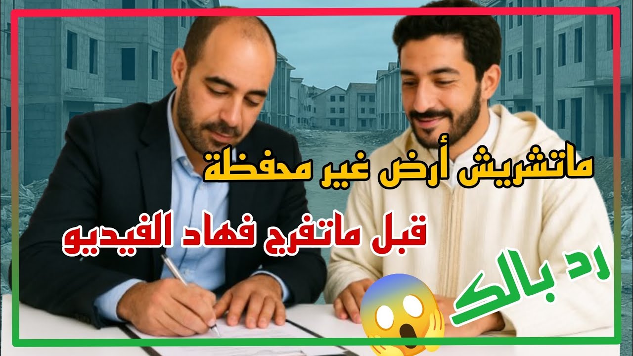 ⚠️ راك كتغامر بفلوسك؟ مخاطر شراء عقار غير محفظ فالمغرب 😱