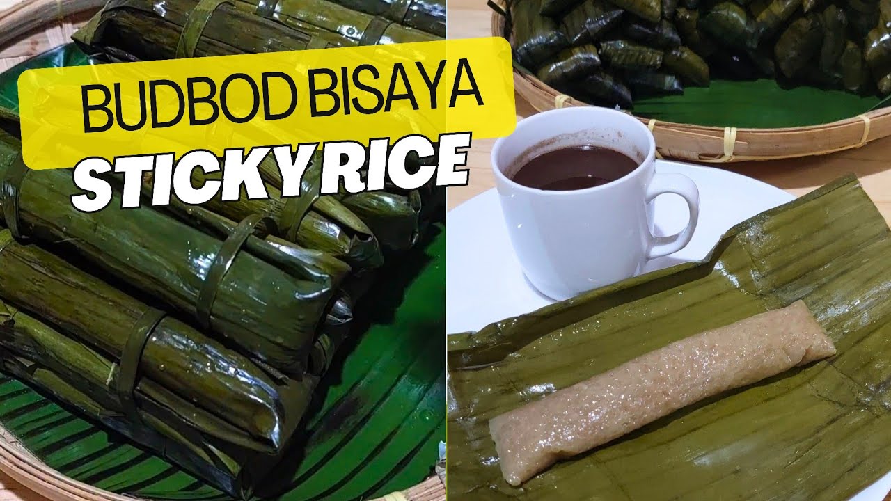 Budbud Bisaya | Sticky Rice Wrapped in Banana Leaves | Suman Malagkit