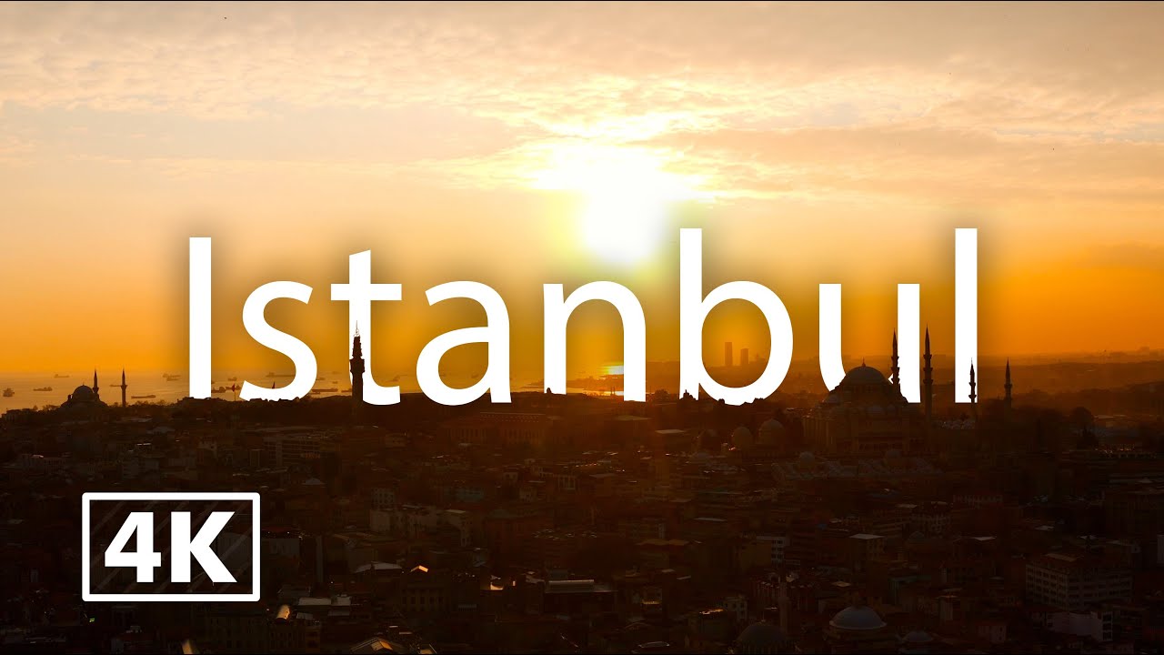 Istanbul 4K | City Tour with Calm Music