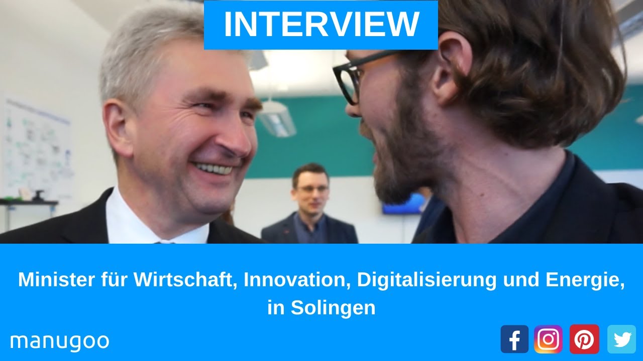 Minister Pinkwart zu Besuch in Solingen