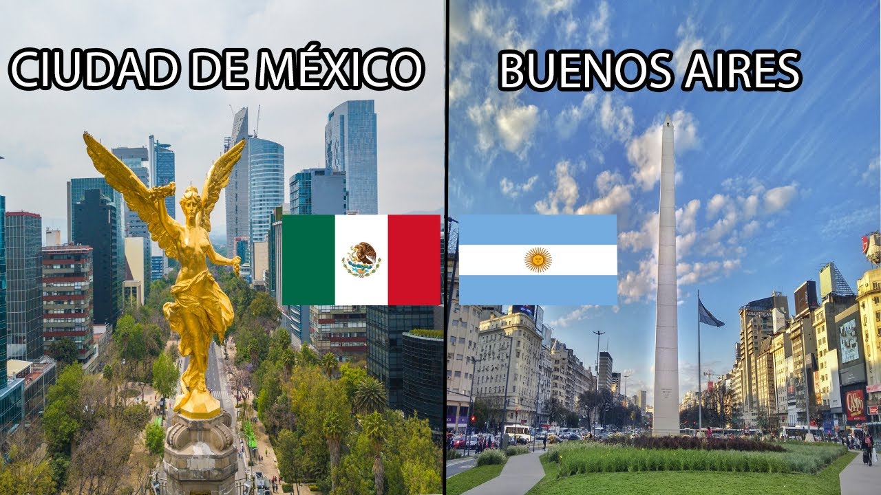 CIUDAD DE MÉXICO 🇲🇽 vs BUENOS AIRES 🇦🇷 | COMPARACIÓN DE CIUDADES |México vs Argentina | 2020