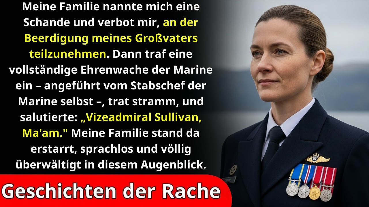 Enterbt und vom Großvaters Begräbnis ausgeschlossen – bis die U S  Navy hinter mir stand