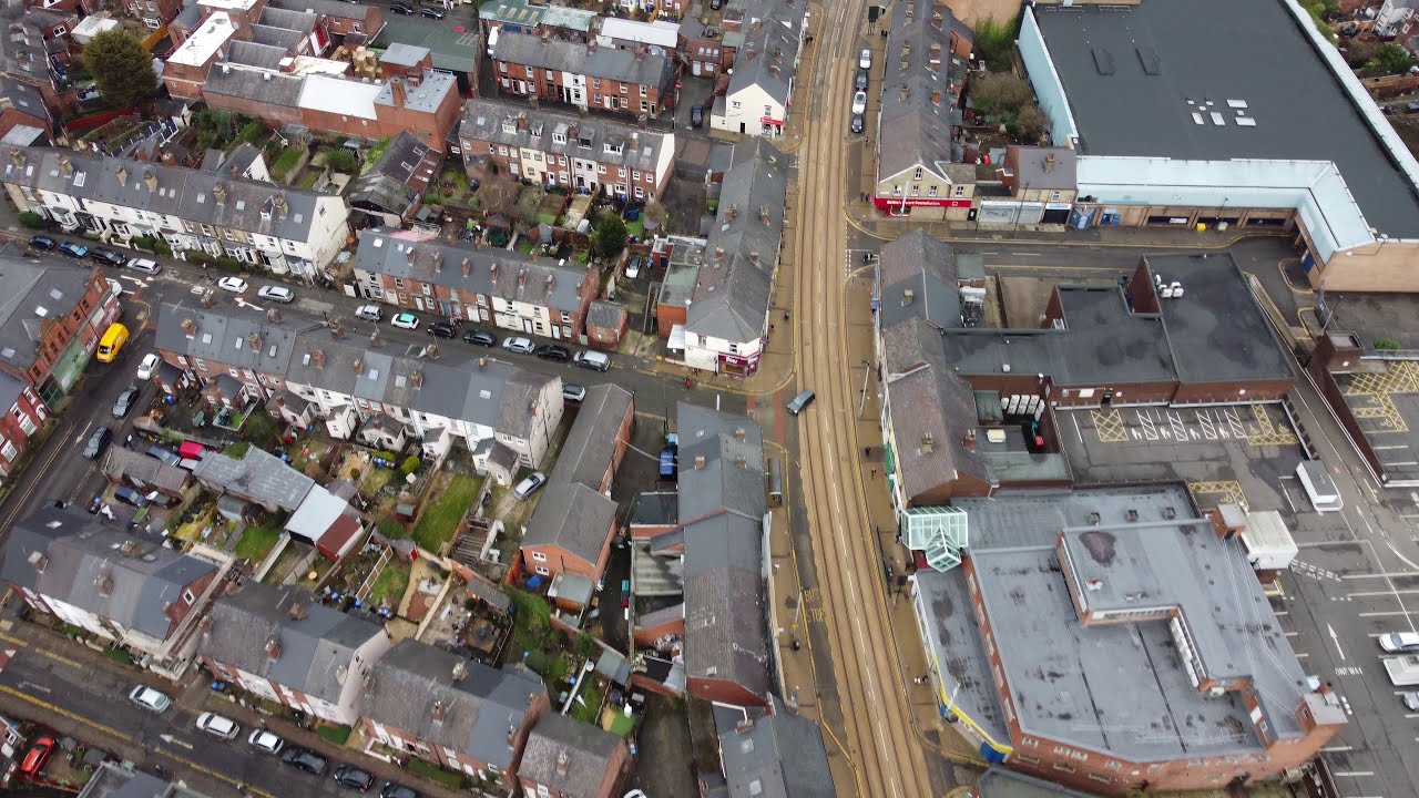 4K Hillsborough Sheffield drone fly