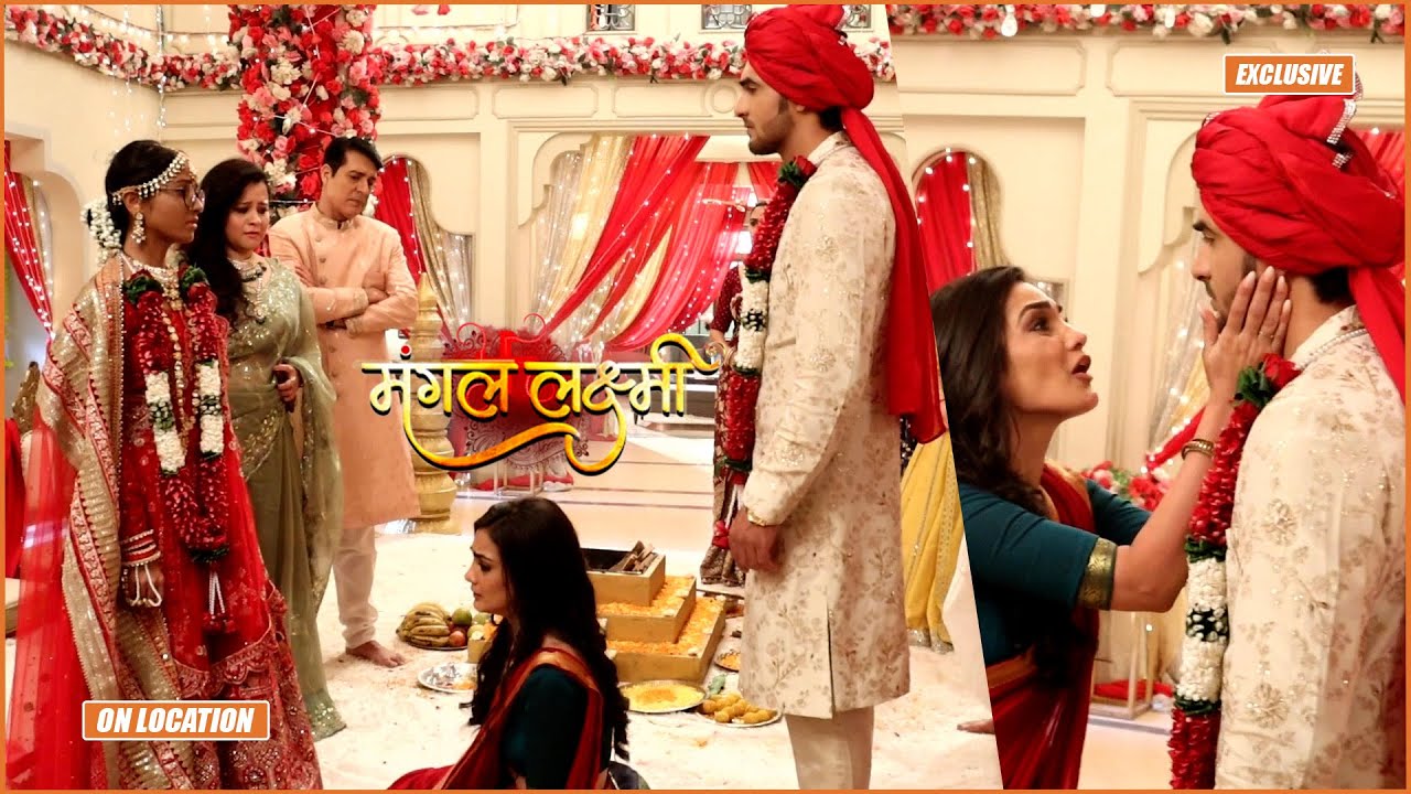 Mangal Lakshmi | Jiya is shocked to hear that Radha, Lakshmi and Karthik are married | On Location