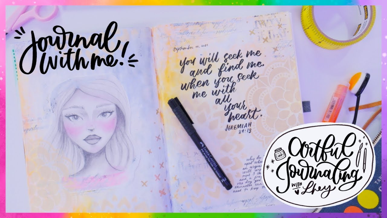 Art Journal with Me | Mixed Media Process + Prompt 2 | Creative Journaling Inspiration