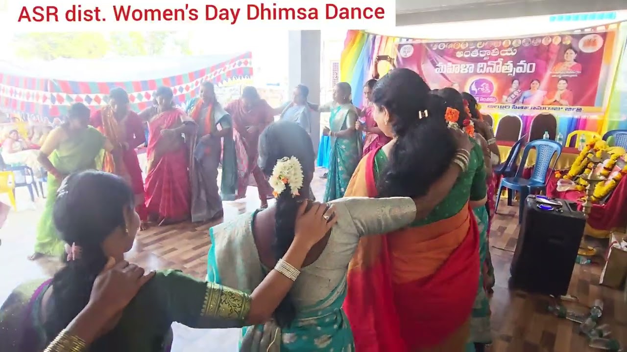 ASR district Paderu Women&rsquo;s Day celebrations with tribal women #dhimsa #drsuhasinianand #bjp4ind 