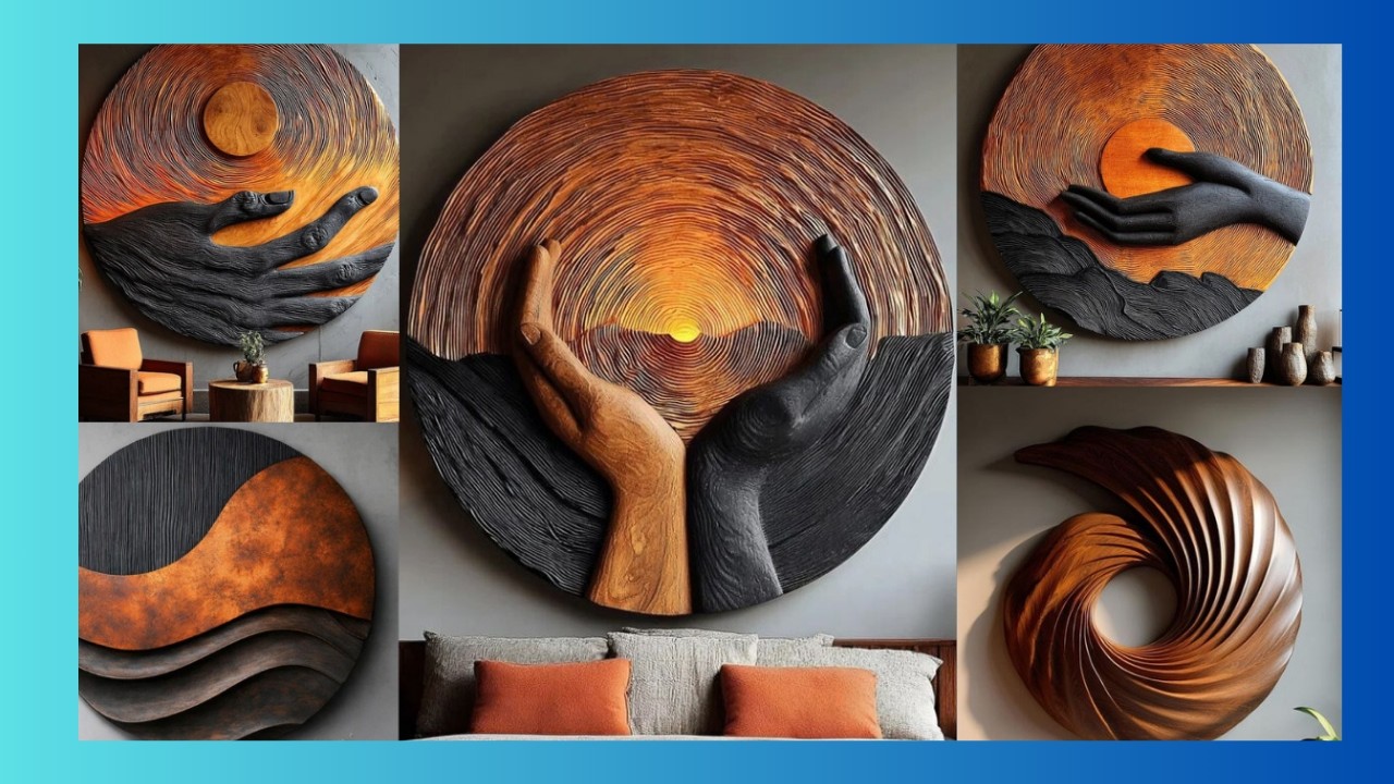 60+DIY Wood Wall Art Projects | Rustic & Modern Home Décor Ideas for Stylish Spaces