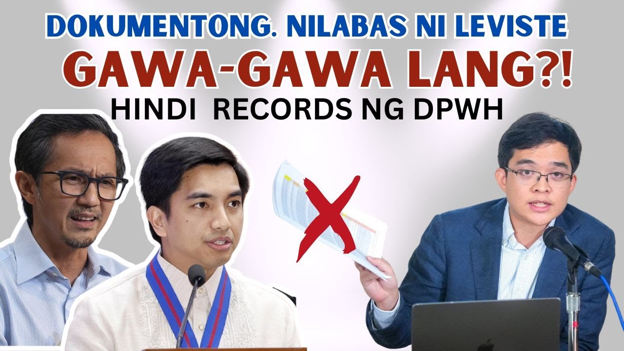 DOKUMENTO NI LEVISTE, TINANGGI NA NG DPWH!