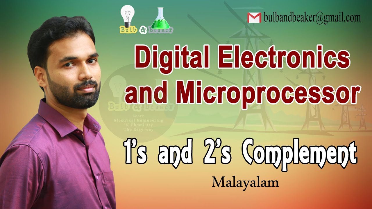 One's and Two's Complement | Digital Electronics and Microprocessor | Malayalam