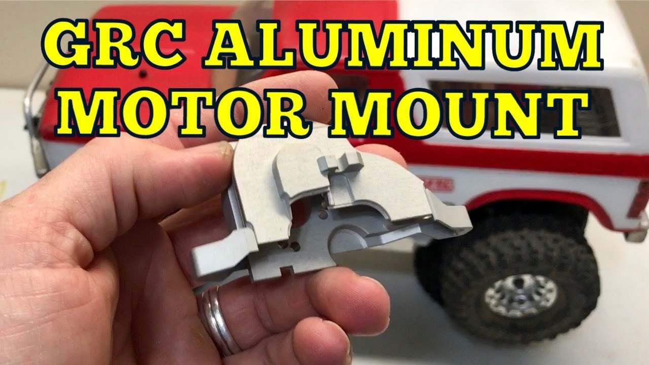 Traxxas TRX 4 GRC motor mount install