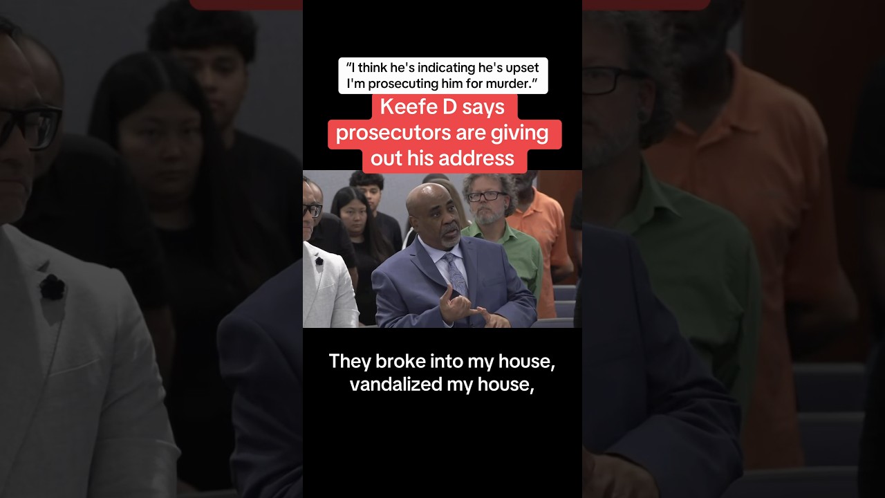 Keefe D Says Prosecutors Are Giving Out His Address