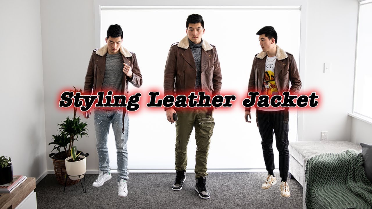 How To Style A Leather Jacket in Different Ways | Lookbook with The Jacket Maker