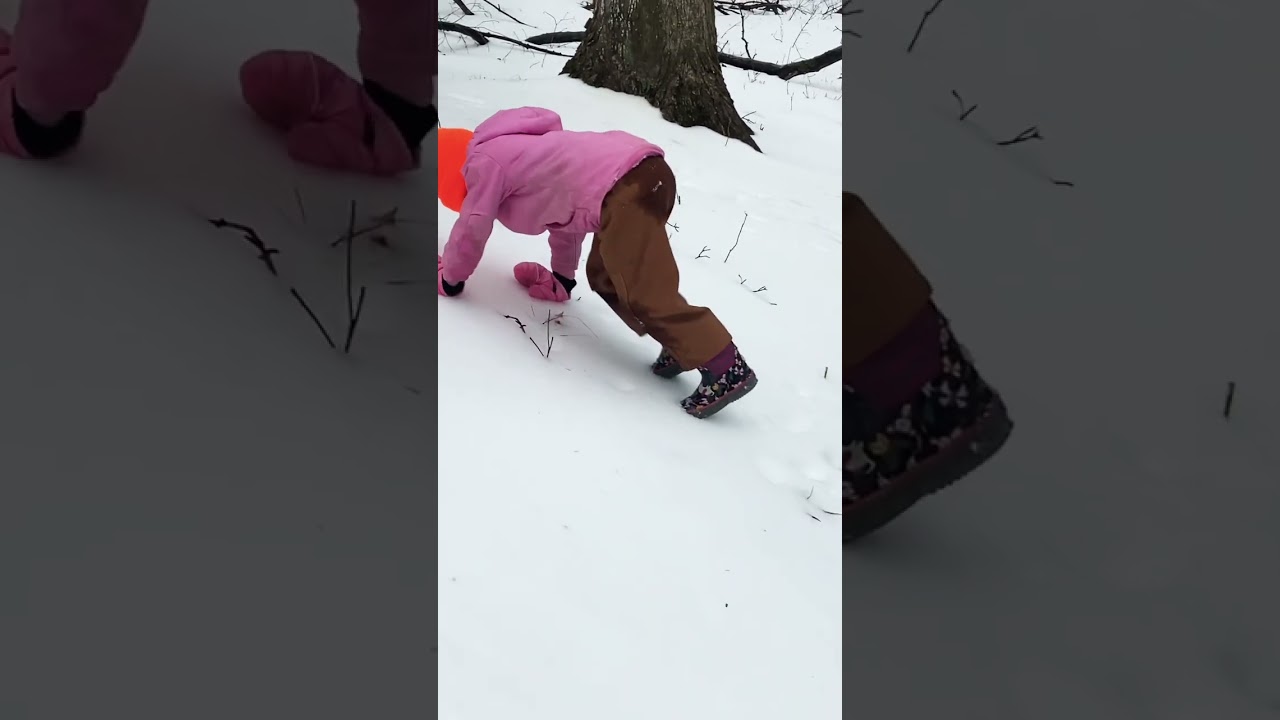 Kid ICE Mountain Climber #shorts #climbing #winter