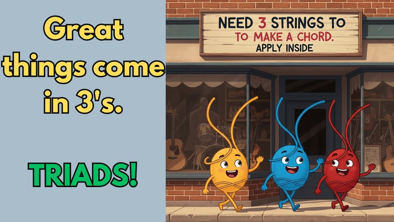 6th String Triads for beginners