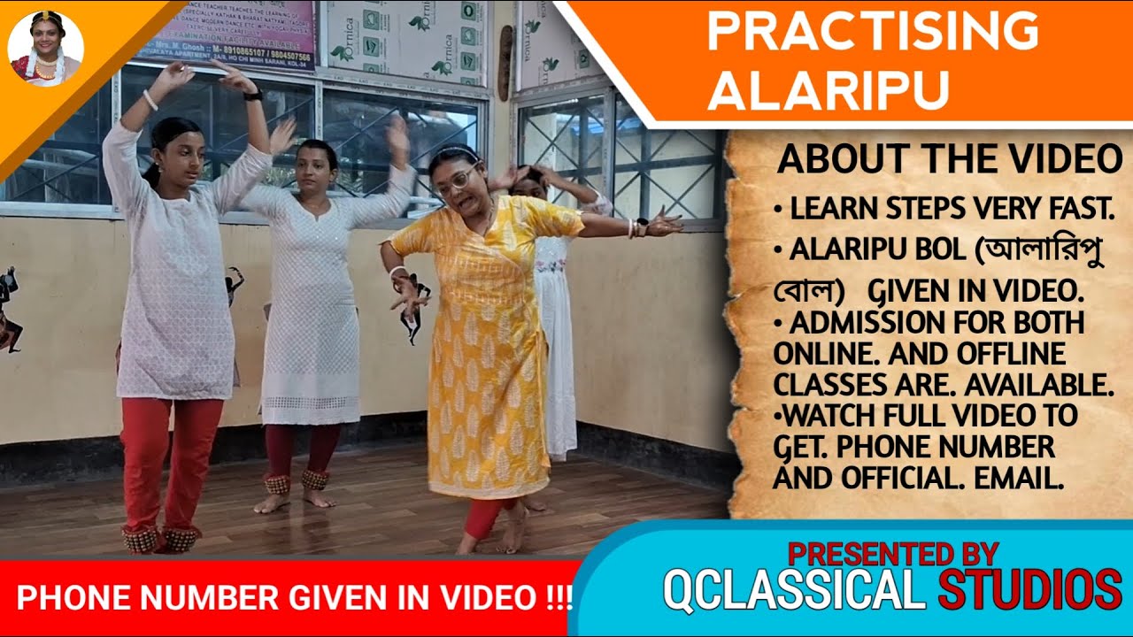 Alaripu with Tabla practise | DanceQ Classical |