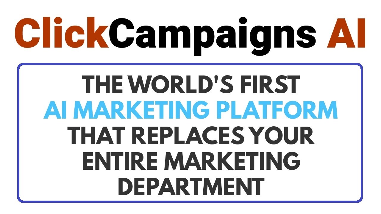 ClickCampaigns AI Review Demo Webinar Replay - The Ultimate AI Marketing Platform