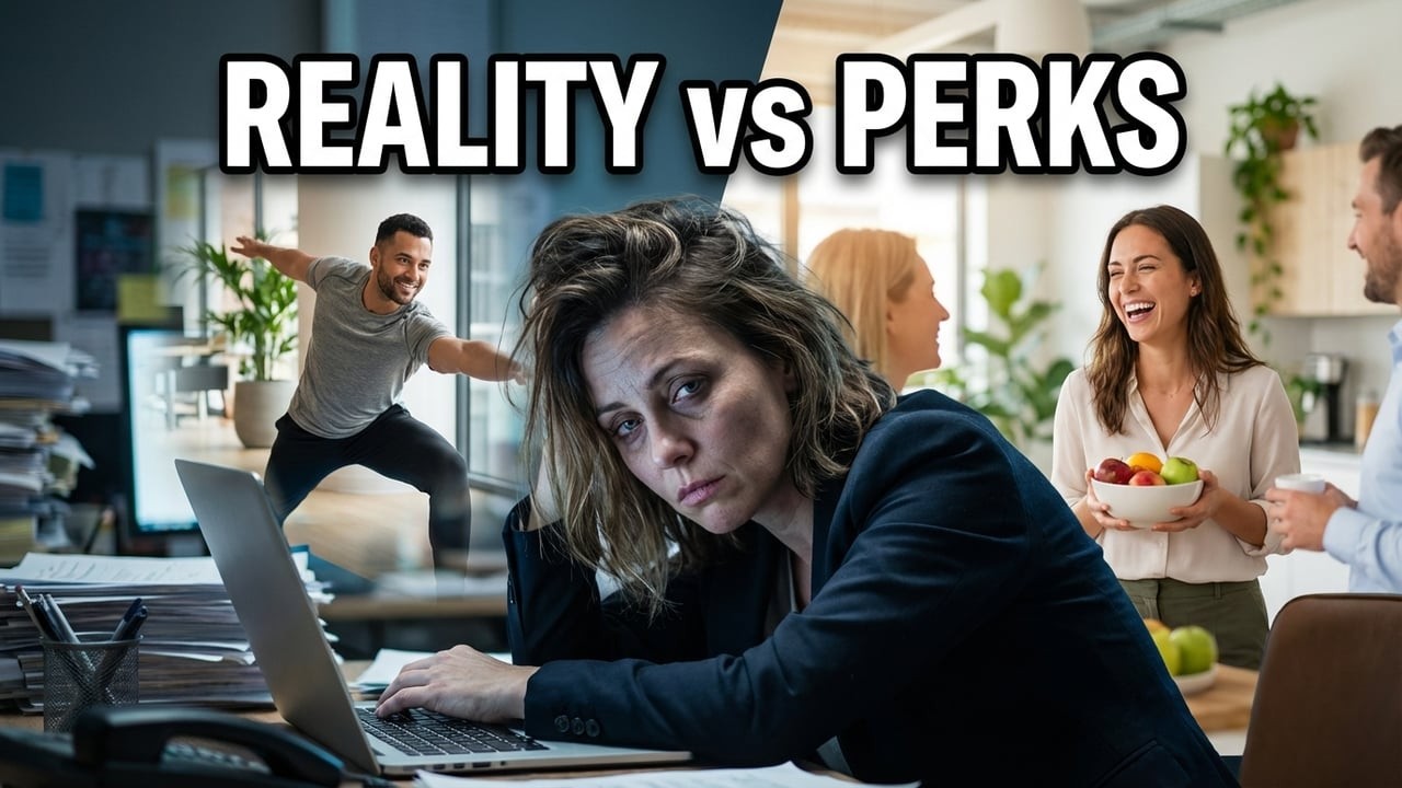 The Truth About Employee Burnout vs. Wellness Perks