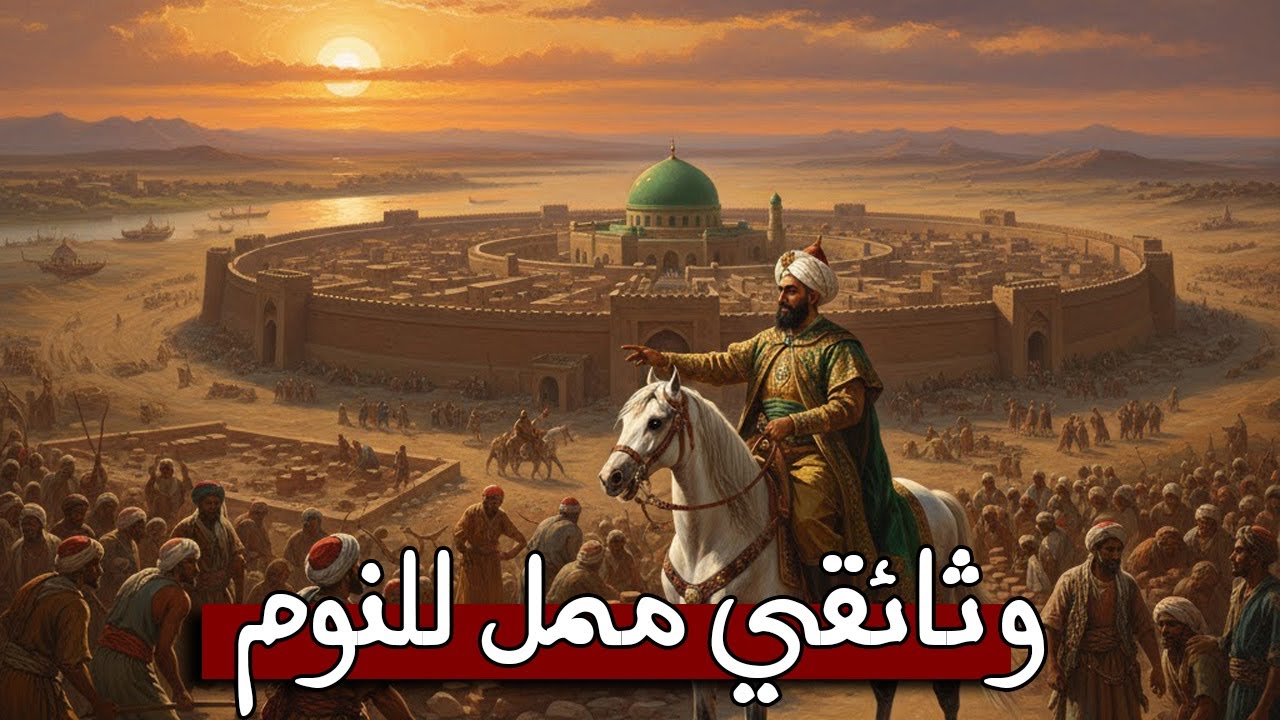 بناء مدينة بغداد – 145 هـ – أبو جعفر المنصور يؤسس  دار السلام
