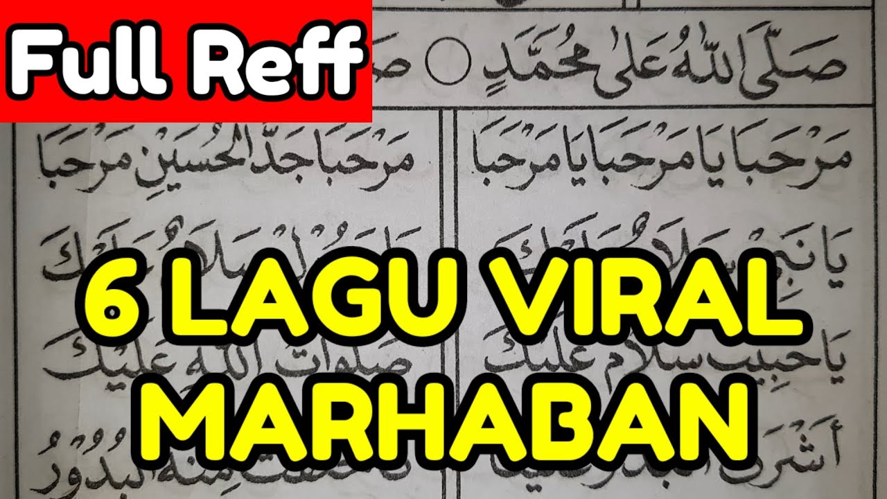 6 LAGU VIRAL Untuk MARHABAN ~ MAHALLUL QIYAM (FULL REFF)| Belajar DERESAN Lagu Dibaan SHOLAWAT DIBA'