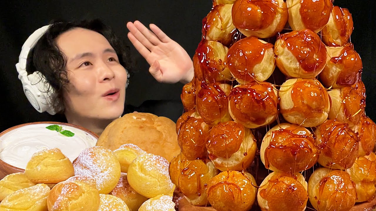 ASMR クロカンブッシュ‼️【咀嚼音/mukbang/Eating Sounds】