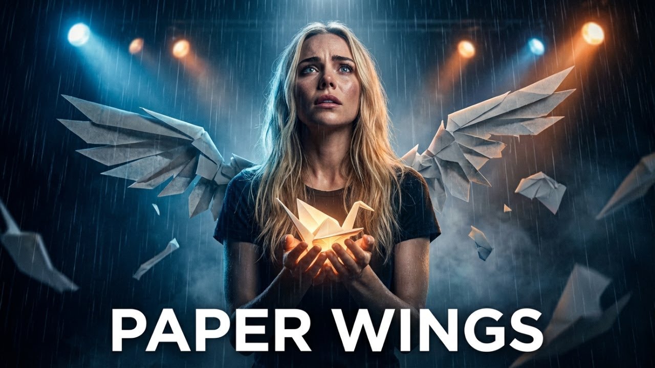 Paper Wings | Fragile Beauty in a Symphonic Storm - AI Generated 