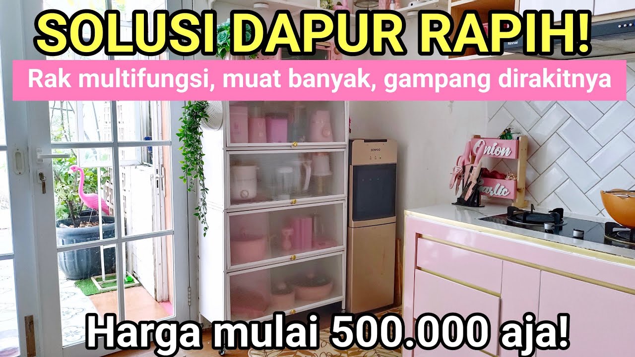 INI DIA YANG DICARI, RAK MULTIFUNGSI MUAT BANYAK, MUDAH DIRAKIT MULI 500.000 AJA ! solusi dapur rapi